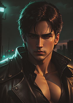 Exquisite handsome man