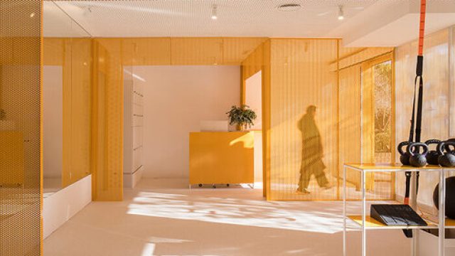 Vibrant Orange Aesthetics: A Modular Fitness Center's Chic Design | ways of the qilin png, mpo lexus