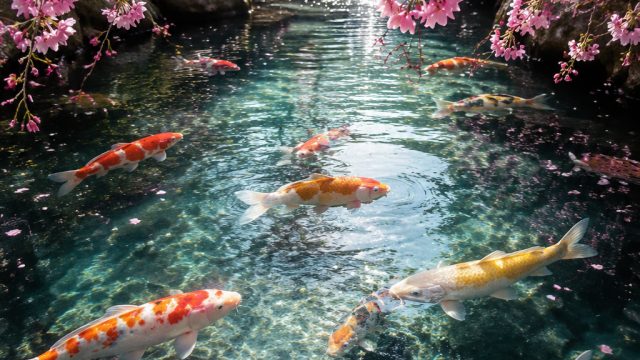 Enchanted Water: Koi Fish Wallpaper for Your Device | hoki303, main slot gratis, max tips bet