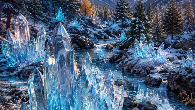 Captivating Crystal Forest: A Mesmerizing Wallpaper Experience | rtp mesin slot, setiabet88, king 13