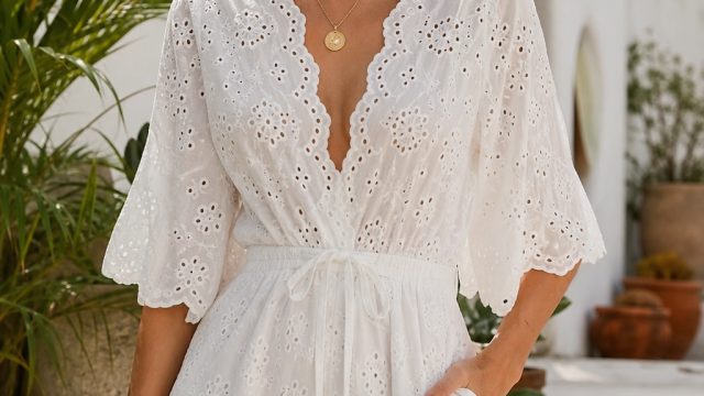 Embrace Summer Vibes with Fresh White Eyelet Rompers | alexvegas, gems bonanza free slot, bola77