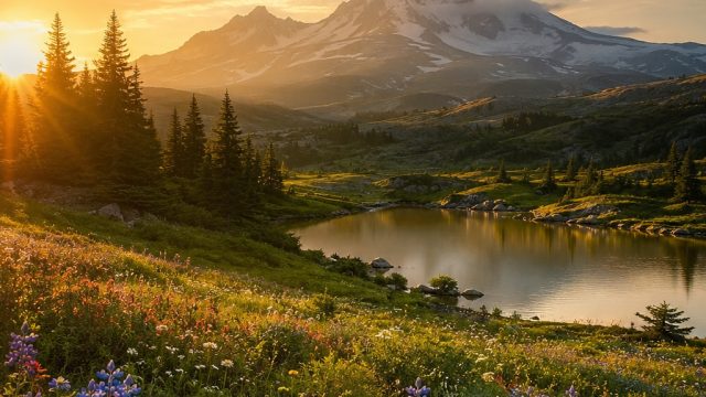 Captivating Nature: Meadow Serenity for Screen Backgrounds | cara mendaftar game slot, free online g