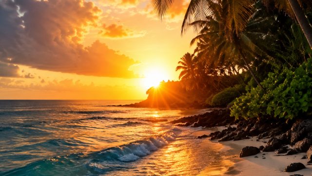 Stunning Tropical Escapes: Your Next Phone and Desktop Background | score prediction today, dragon 7