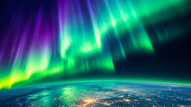 Breathtaking Aurora: A Cosmic Dance from Space | slot macau 188, login halobet