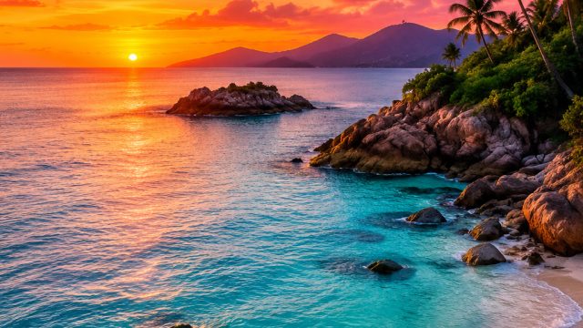 Vibrant Tropical Escape: Embrace the Sun with Colorful Wallpapers | casino poker table, keith fnf