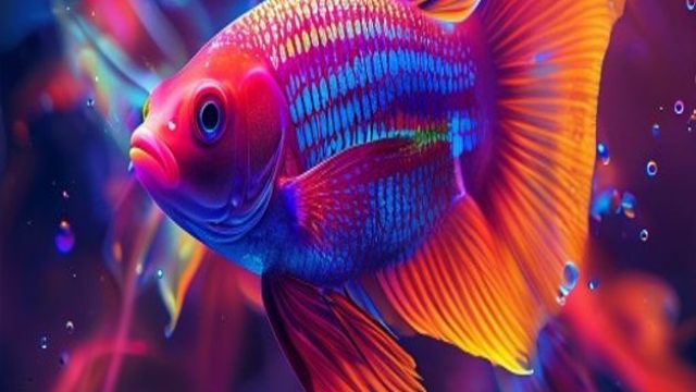 Captivating Neon Fish: A Vibrant Wallpaper Journey | evo game slot, tinggi tiang net bola voli putra