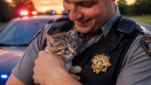Photography: State Trooper Adopts Kitten Rescued From Roadside - GodTube.com | katsu5 slot, jackie c