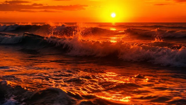 Vibrant Burnt Orange Waves: A Striking Wallpaper Experience | bitcoin asia slot login, fruit cocktai