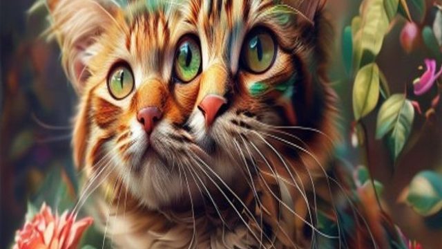 Charming Companions: A Whimsical Cat and Friends | nero slot, konami slot