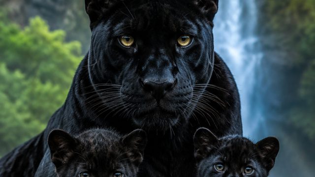 Unveiling Nature's Majesty: Stunning Black Panther Family Wallpapers | pkv games aman qq, poin 138 s