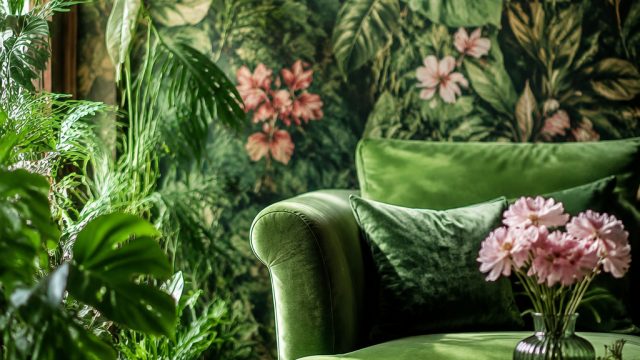 Bringing Nature Indoors: The Rise of Botanical Wallpaper Photography | zhai xiao wen, plazajudi
