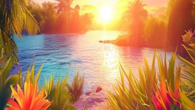 Radiant Summer Vibes: A Visual Journey for Your Screens | cara main aztec, apa itu surel telegram, s