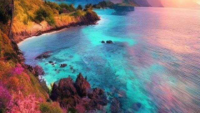 Vibrant Island Landscapes: A Journey Through Color and Mood | erek gareng, angka keluar kambodja, rt