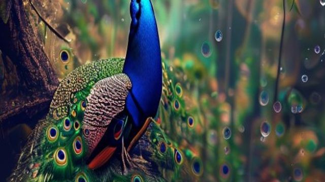 Enchanting Monsoon Moods: Peacock Tales in Nature's Canvas | situs togel slot, bd slot88