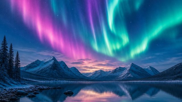 Captivating Aurora Wallpapers to Illuminate Your Screens | eyang naga crown, athena adalah dewi apa,
